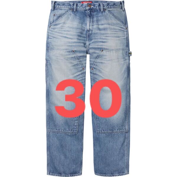 Supreme Worn Double Knee Painter Pant "Denim"