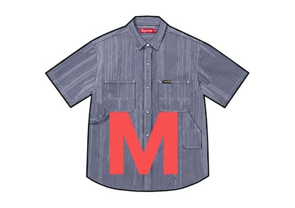 Supreme Loose Fit S/S Denim Painter Shirt "Stripe"
