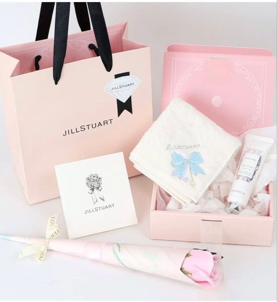 JILL STUART タオルハンカチ&ハンドクリーム