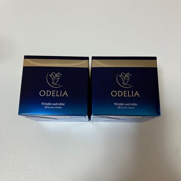 ODELIA オディリア リンクル&ホワイトオールインワンクリーム 50g×2個