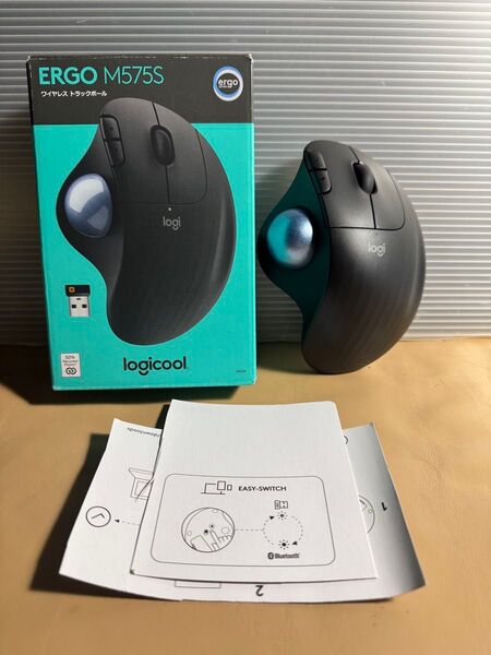 中古 logicool ERGO M575S ロジクール エルゴ ワイヤレス トラックボール マウス