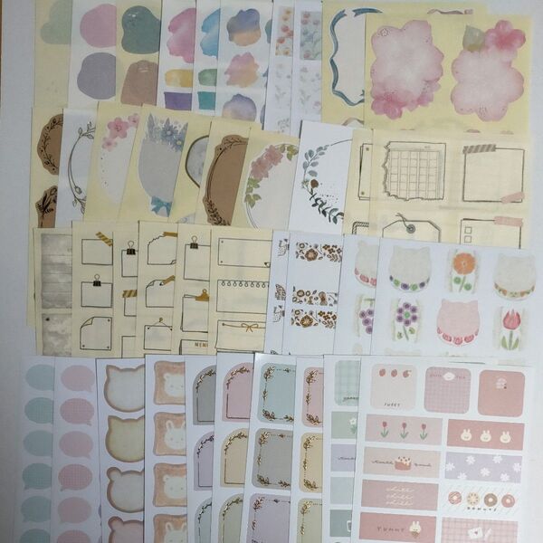 (No.733)【パッケージ無し】100均シール40枚A