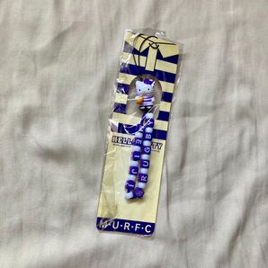 2002年キティ明治大学ラグビーユニフォーム ビーズストラップ付き新品未開封レア平成当時もの