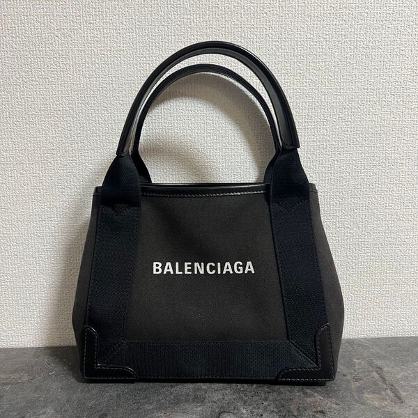 BALENCIAGA カバス トートバッグ キャンバス レザー
