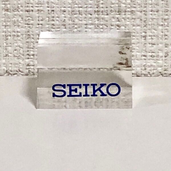 年代物 レア SEIKO セイコー ディスプレイ メモ 写真立て メッセージ 時計 ブランド メーカー 当時物 雑貨 インテリア