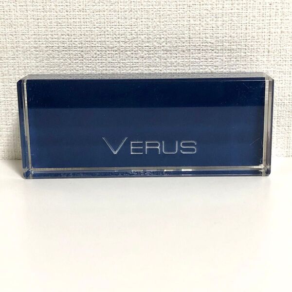 年代物 VERUS ディスプレイ ロゴ インテリア ヴィンテージ 雑貨 オブジェ 置き物 飾り 置物 おしゃれ 当時物 非売品