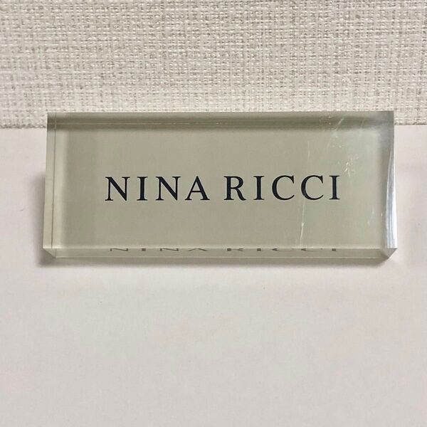 ヴィンテージ 中古 ニナリッチ NINA RICCI 当時物 オブジェ 飾り インテリア ロゴ ペーパーウェイト 置き物 置物