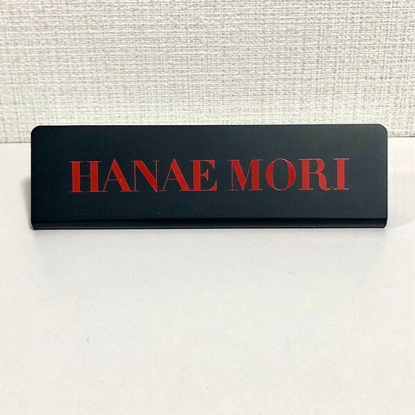 レトロ ハナエモリ 森英恵 ロゴ ディスプレイ インテリア HANAE MORI グッズ 雑貨 家具 ヴィンテージ 置き物 黒 赤