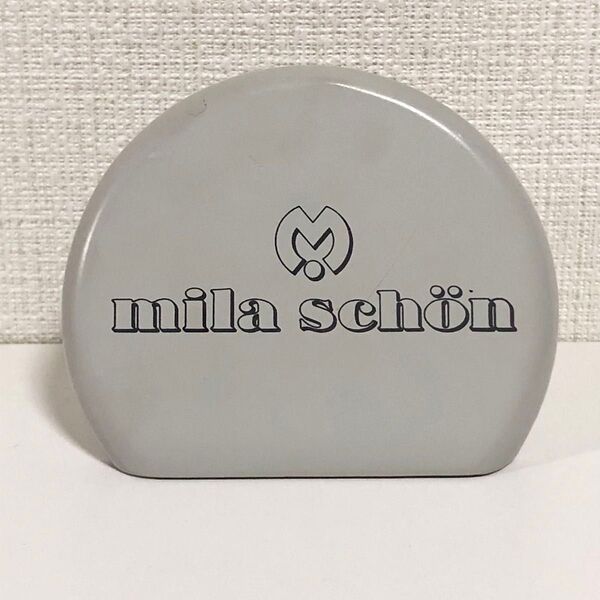 レトロ ヴィンテージ ミラショーン mila schon 雑貨 オブジェ ロゴ 当時物 レア アパレル 小物 インテリア 非売品