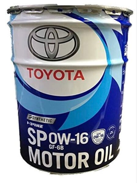 トヨタ純正 エンジンオイル 0W-16 20L 新品、未開封 プリウス アクア ハリアー クラウン カムリなど
