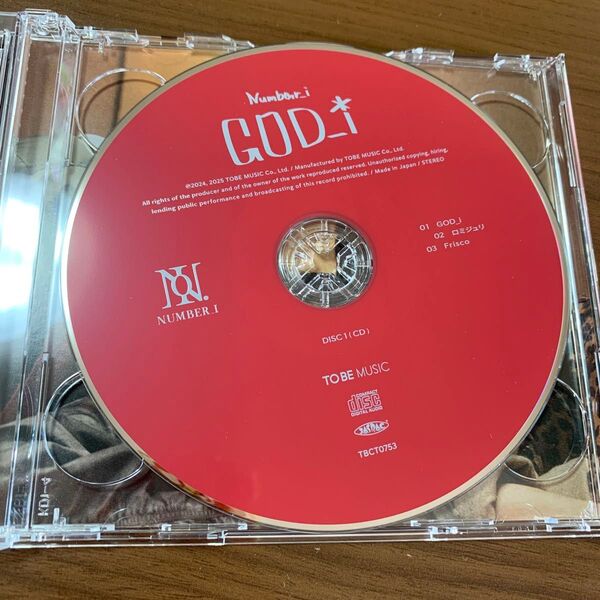 Number_i 「GOD_i」初回限定盤 ディスク1CDのみ