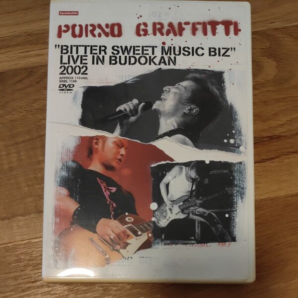 PORNO GRAFFITTI "BITTER SWEET MUSIC BIZ" LIVE IN BUDOKAN 2002 DVD