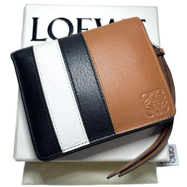LOEWE アナグラム 二つ折り財布 コンパクトウォレット a716