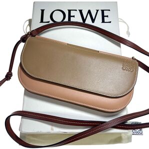 LOEWE ゲートポシェット 長財布 おさいふショルダー a739