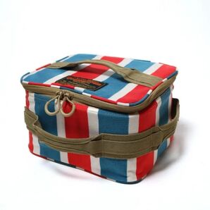 NATAL DESIGN Kamping Kushion Box SQUARE DEEP M RETRO STRIPE