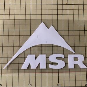 MSR ロゴステッカー ホワイト 未使用