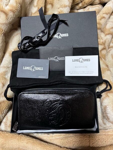 ロンワンズ LONEONES メイティングフライト ジッパー ロング ウォレット ネストアンドロゴ 付属品完備