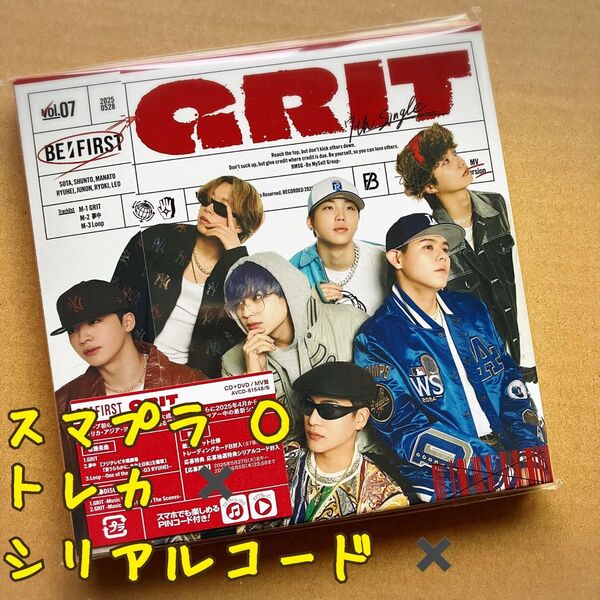 BE:FIRST GRIT 【MV盤】(CD+DVD)