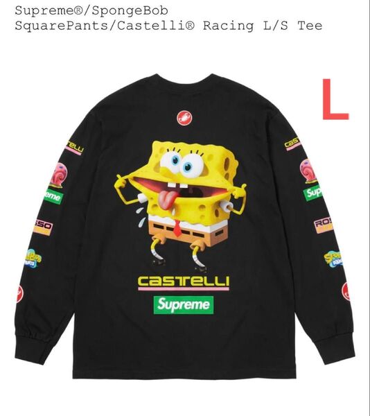 Supreme SpongeBob SquarePants Castelli Racing L/S Tee L シュプリーム