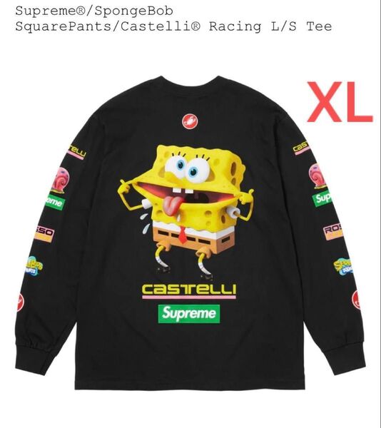 Supreme SpongeBob SquarePants Castelli Racing L/S Tee シュプリーム XL