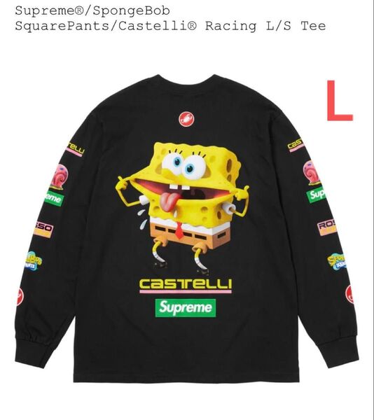 Supreme SpongeBob SquarePants Castelli Racing L/S Tee L シュプリーム