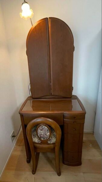 IDC大塚家具 高級ドレッサー 鏡台 三面鏡 OTSUKA