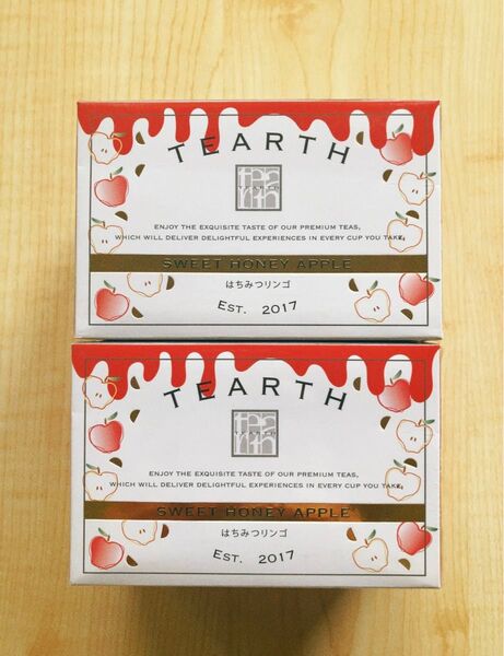 ☆新品☆TEARTH はちみつリンゴ紅茶 ティーバッグ 2箱セット(50袋)