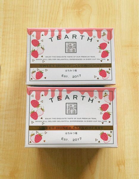 ☆新品☆TEARTH はちみつ苺 紅茶 ティーバッグ 2箱セット(50袋)