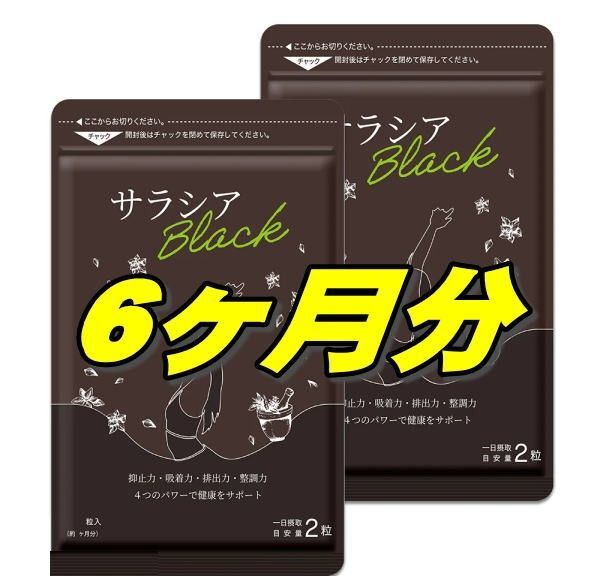 シードコムス サラシアブラック サプリメント 炭 チャコール 乳酸菌 オリゴ糖 ダイエット 約6ヶ月分 推しクーポンでお得