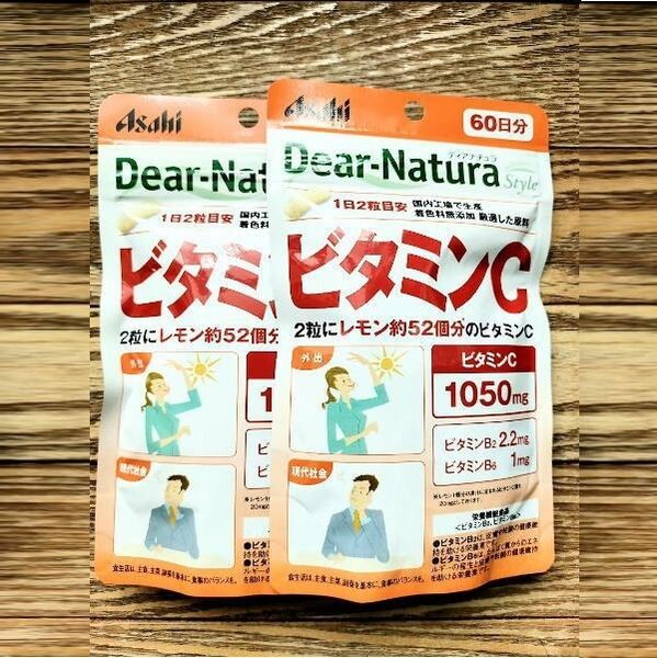 ディアナチュラスタイル ビタミンC 240粒60日分×2袋 約4か月分 推しクーポンでお得 アサヒ Dear-Natura