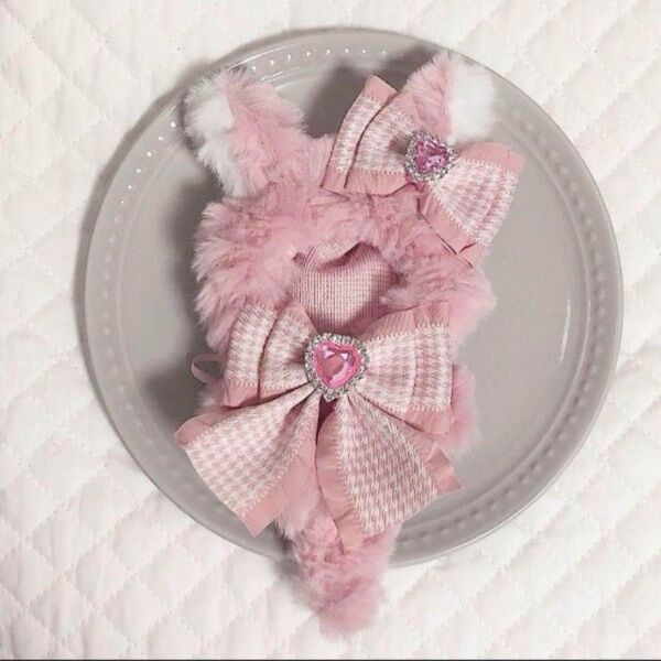 ハンドメイド にじぱぺっと 狼 着ぐるみ 10cm ぬい服 ぬい活