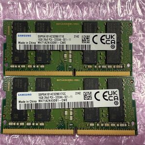SAMSUNG PC4 3200 16GB×2(32GB) ノートPC SO-DIMM DDR4