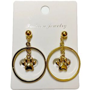 N62 ハンドメイドアクセサリー 猫イヤリング 猫ピアス 猫アクセサリー イヤリング/ピアス 変更可 ※2点ご購入で100円引き