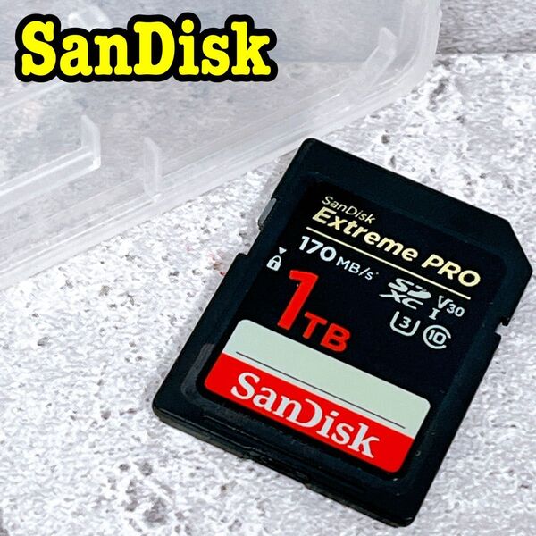 ケース付き SanDisk ExtremePRO メモリーカード 1TB サンディスク エクストリームプロ メモリースティック
