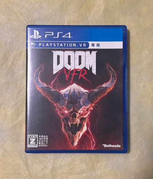 【正常動作品】 PS4 DOOM VFR ドゥーム PLAYSTATION VR 専用 プレステ4 ゲームソフト カセット