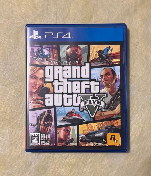 【正常動作品】 PS4 グランドセフトオート5 Grand theft auto V プレステ4 ゲームソフト カセット