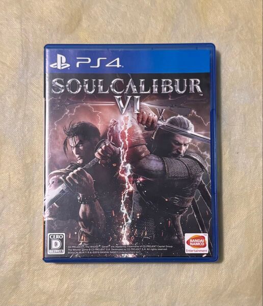 【正常動作品】 PS4 SOULCALIBUR Ⅵ ソウルキャリバー6 プレステ4 ゲームソフト カセット