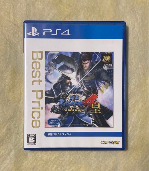 【正常動作品】 PS4 戦国BASARA4 皇 プレステ4 ゲームソフト カセット