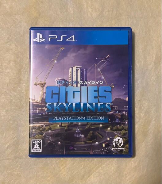 【正常動作品】 PS4 シティーズ スカイライン CITIES SKYLINES プレステ4 ゲームソフト カセット