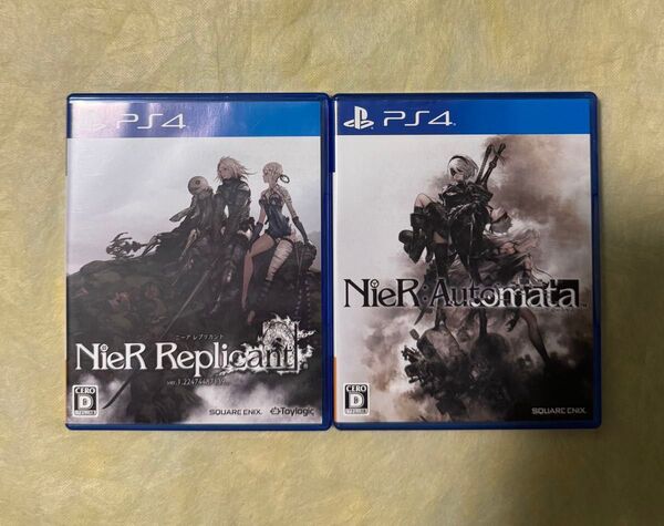 【正常動作品】 PS4 ニーアレプリカント ニーアオートマタ 2本セット まとめ売り プレステ4 ゲームソフト