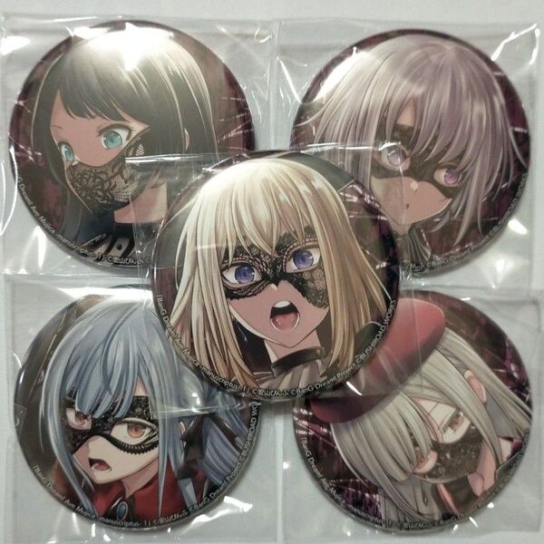 BanG Dream! Ave Mujica manuscriptus 宏山ぴんふ 限定版 缶バッジ 5種セット