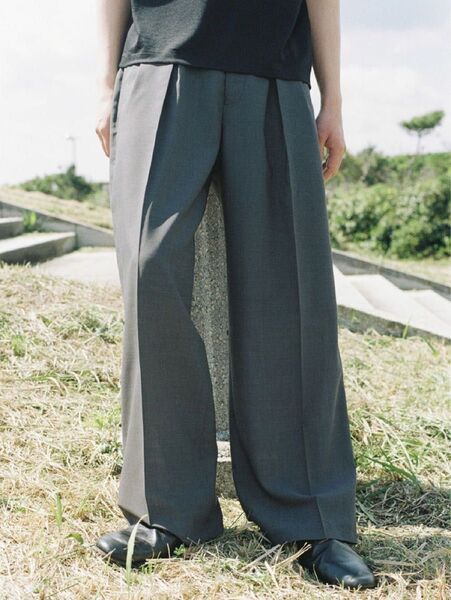 LIDNM SUPER LIGHT WOOL TROUSERS