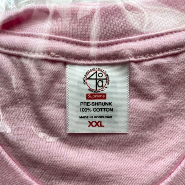 Supreme x 40 Acres Malcolm X Tee "LightPink"(XXL)