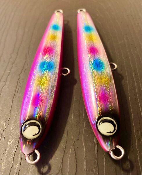 ぶっ飛び君95S ラトルSP フックレス(魚矢 UOYA 極上カラー Wピンクレインボー) 2個セット