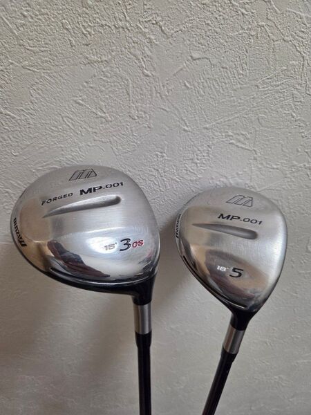 即日発送 ミズノ MIZUNO MP-001 フェアウェイウッド 3W 5W フレックスS 2本セット