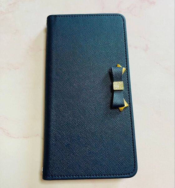 Galaxy A53 5G ケース 手帳型 スマホケース ネイビー