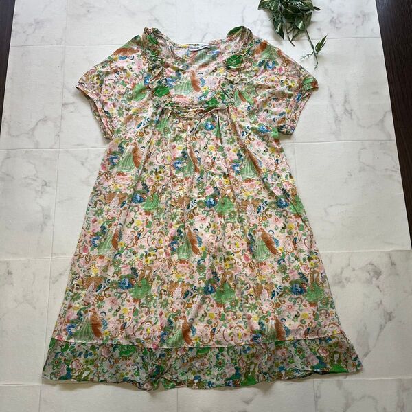 美品 TSUMORI CHISATO ロココガールワンピース カラフル サイズ2