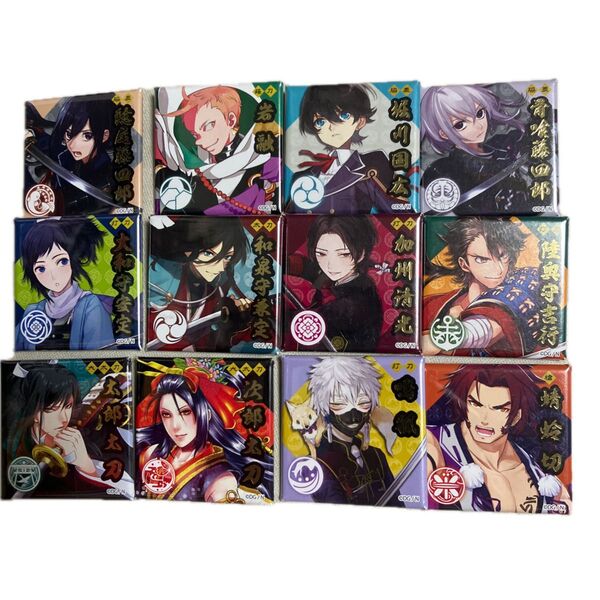 刀剣乱舞 缶バッジ 12個セット まとめ売り