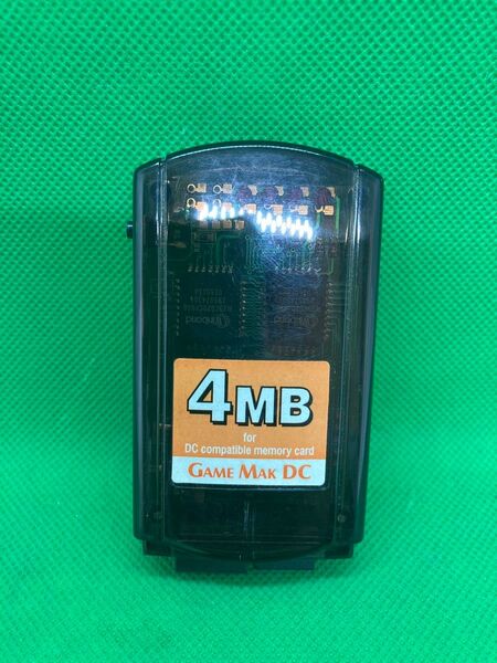 ゲームマックシリーズ GAME MAK DC 800ブロック 4MB ドリームキャスト DCメモリー クリアブラック