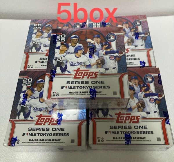 2025 Topps Baseball Series 1 - MLB World Tour: Tokyo Series 5box